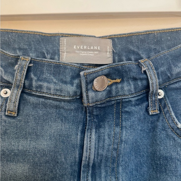 Everlane The Original Cheeky Jean Women’s Size 27 Reg Medium Wash Organic Cotton - Picture 3 of 6